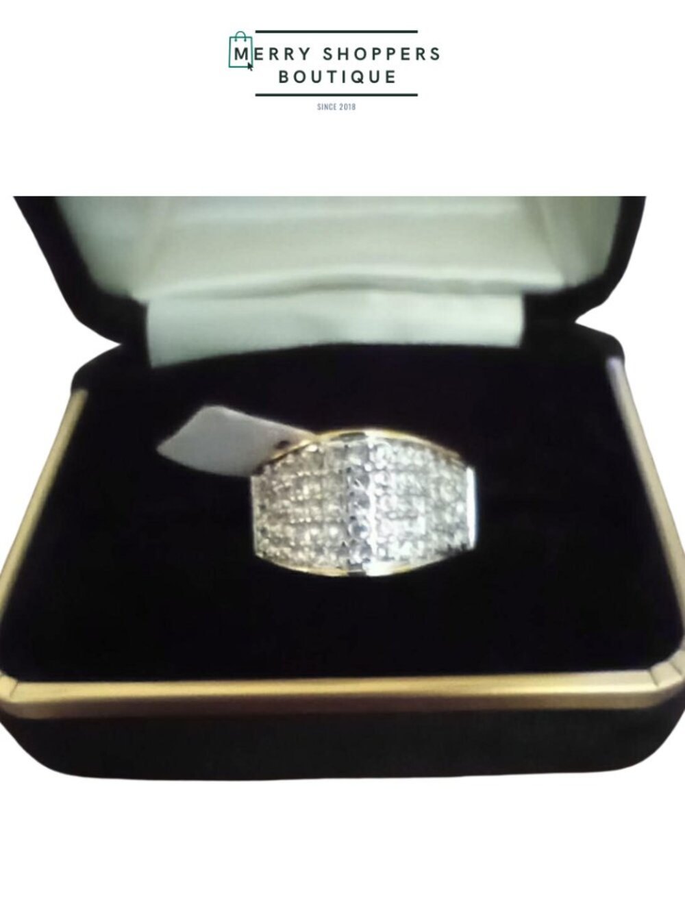 Faux Gold and Silver Faux Diamond